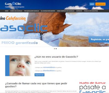 Captura de pantalla de la web gasolcic.com